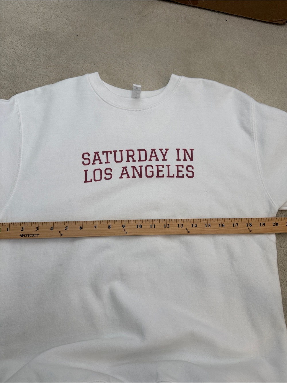 Gameday Graduate Saturday in Los Angeles USC Trojans White Pullover Sweatshirt M - Picture 7 of 8